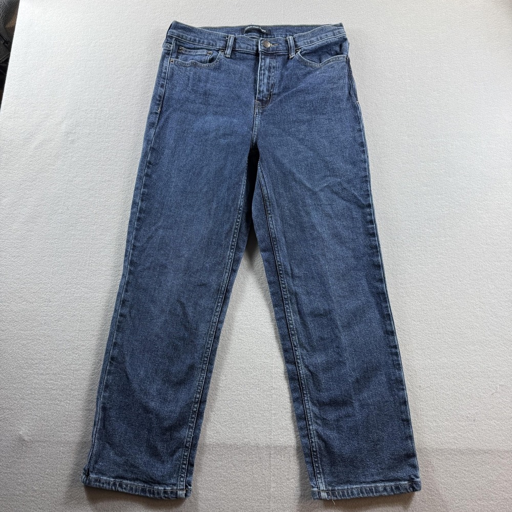 Calvin Klein Jeans Jeans Womens 10 Blue Med Wash Straight Stretch Denim 30x25
